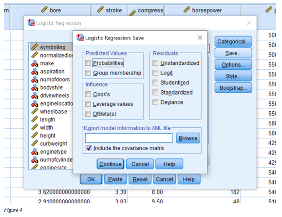 Machine Learning Logistic Regression - SPSS