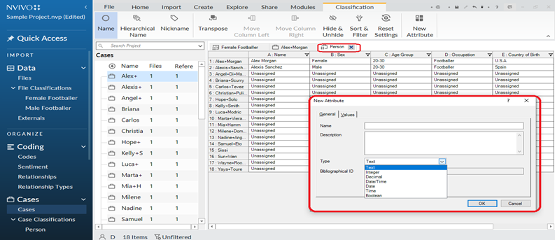 Nvivo Cases