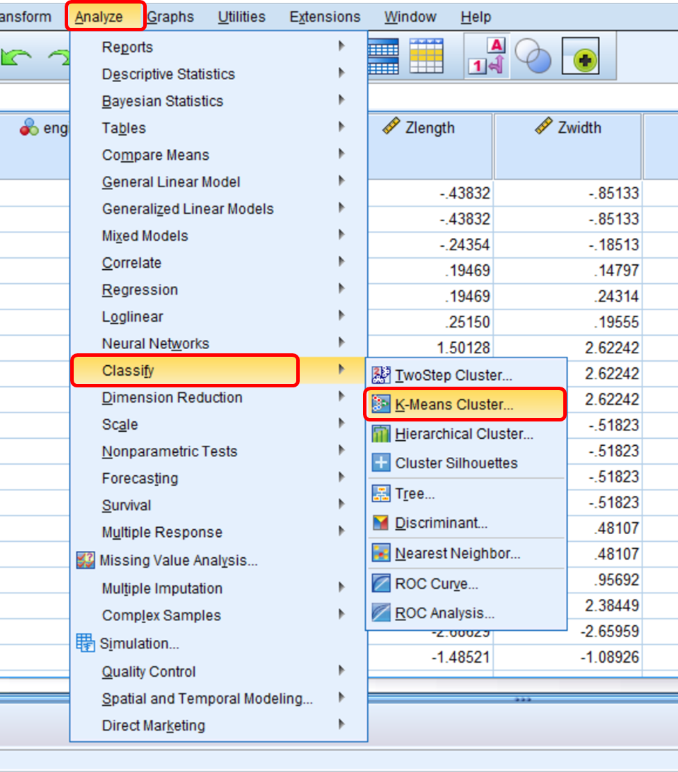 Machine Learning KMeans Clustering - SPSS