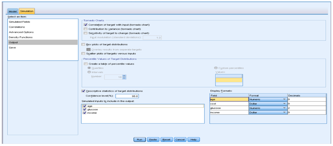 Simulation in Spss