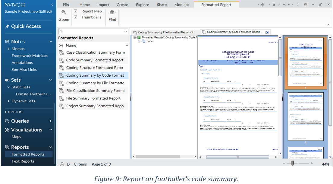 NVivo Qualitative Analysis